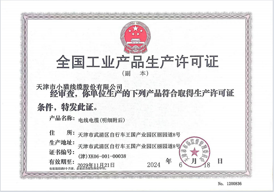 全國工業(yè)產品生產證可證副本